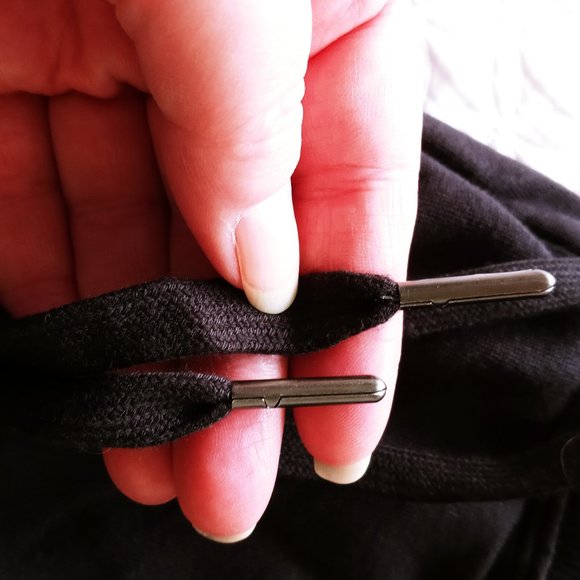 CHAMPION NWT JOGGER Casual Lounge Pants Sz Small Black w/ pockets & Cinching Tie - Picture 6 of 7